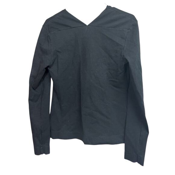 Kate Spade Saturday Black V-Neck Women's Top Medium - Picture 8 of 8